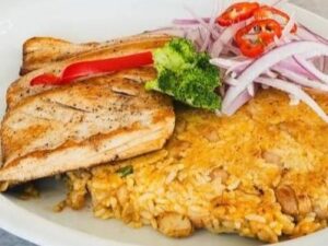 TACU TACU con Pescado Frito